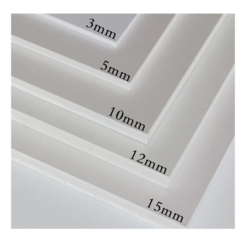 백색 sintra pvc 거품 장 forex pvc 거품 널 3mm 5mm