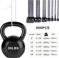 FSCAT Amazons Vente chaude Attaches autobloquantes robustes assortiment 12 14 16 18 pouces 50LBS Nylon 66 Kit d'attaches pour câbles