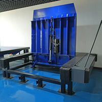 Niveleur de quai hydraulique robuste, stationnaire, pour entrepôt, rampe de chargement pour conteneurs et chariots élévateurs