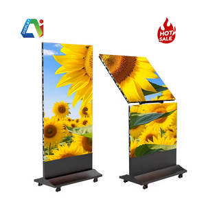 Écran LED sur pied pour cinéma, série d'écrans LED miroir WIFI 4G USB, enseignes numériques publicitaires, écran LED intérieur pour centre commercial, <span class=keywords><strong>texte</strong></span> - Product Image 5