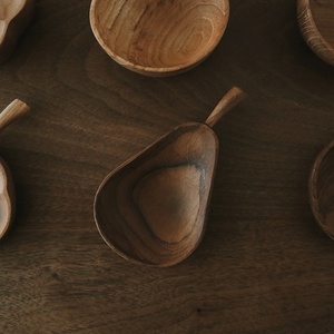 <span class=keywords><strong>Assiette</strong></span> à sauce en bois massif, pratique et mignonne, en forme de fruit, petite, compatible micro-ondes, design <span class=keywords><strong>moderne</strong></span> et minimaliste, origine Chine - Product Image 6