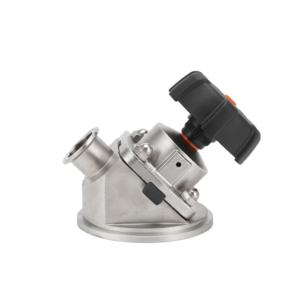 Chất lượng cao bằng thép không gỉ SS316L vệ sinh Hướng dẫn sử dụng xe tăng dưới cơ hoành van PTFE + EPDM màng điều khiển điện nước - Product Image 3