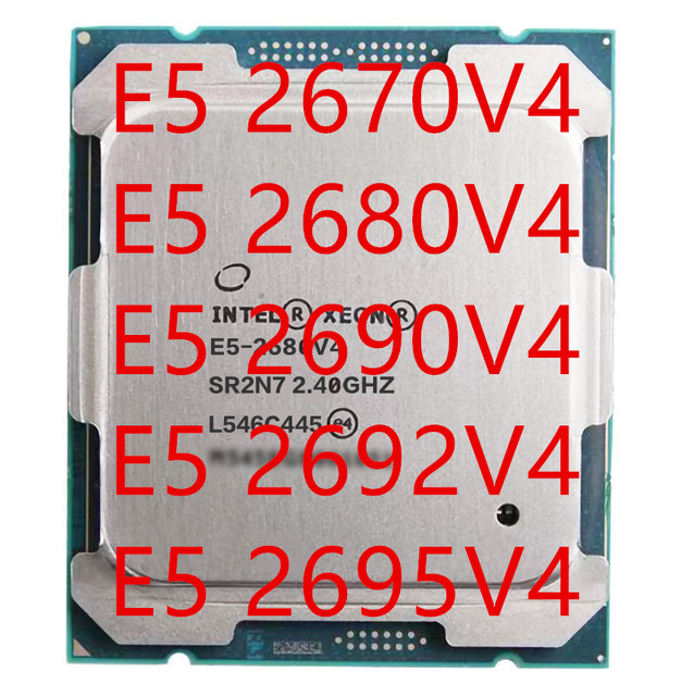 Good Price Intel Xeon E5-2670V4 2680V4 2690V4 2692V4 2695V4 CPU Processor for Server Original Bulk Processor
