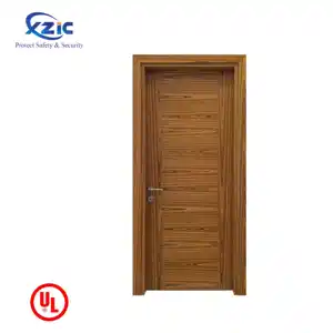 UL 90 minuti porta in legno tagliafuoco porta in legno insonorizzata/ignifuga per la camera degli ospiti dell'hotel