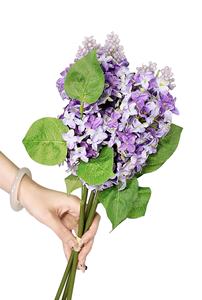 Nueva Llegada, Hortensia Artificial en Forma <span class=keywords><strong>de</strong></span> Cono, Ramo Romántico Morado Otoñal, Flores Artificiales, Hortensia <span class=keywords><strong>Paniculata</strong></span> para Jardín y Bodas - Product Image 6