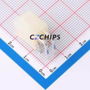 ZX-5557-4.2-2-2PWZ Wire-to-Board Pin Header Bent Lead Through Hole,P=4.2mm 2x2P 4.2mm Right Angle Insert Mini-Fit (MX 4.2) - Product Image 2