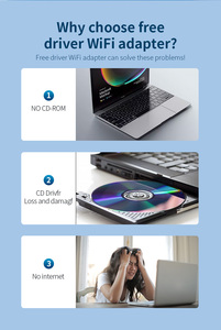 2.4GHz 150Mbps <span class=keywords><strong>USB</strong></span> <span class=keywords><strong>Wifi</strong></span> Adapter CF-WU818N nội bộ USB2.0 cho PC miễn phí điều khiển không dây loại - Product Image 3