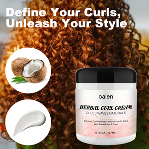 Marque privée Crème de bouclage pour cheveux ondulés Curl Crème de bouclage Contrôle des bouclés Produits améliorant les boucles - Product Image 3