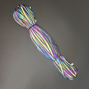 Thời Trang Cao Phản Quang Màu Cầu Vồng Phản Quang Đường Ống Vải Phản Quang Viền Dải Băng Cho May Mặc Giày Ô - Product Image 5