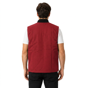 Gilet de travail en toile personnalisé pour charpentier |   Gilet de pêche en toile |   Gilet en toile de coton de qualité supérieure pour homme, idéal pour le travail en extérieur - Product Image 2