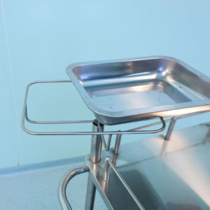Ziekenhuis Chirurgisch Instrument & <span class=keywords><strong>Dressing</strong></span> <span class=keywords><strong>Trolley</strong></span> Roestvrij Staal LK-B7 Aanpasbare Maat Voor Brancard Patiëntenbedden - Product Image 3