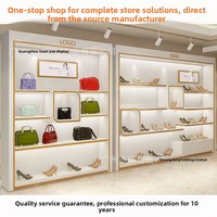 Présentoir de Modèles Personnalisé en MDF Écologique avec LED pour Salons Professionnels, Studios, Chaussures, Sacs, Cosmétiques et Technologie