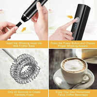 Outils de bar, mousseur à lait, fouet à matcha, mélangeur, agitateur, batteur à œufs rechargeable par USB, mousseur à lait électrique, mousseur à café
