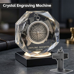 <span class=keywords><strong>3D</strong></span>-Kristallkugel-Innengravurmaschine für Kristallkugel-Geschenkeläden UV-Lasermarkiermaschine für Glas und Kristall - Product Image 2