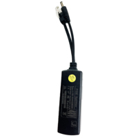 Application de sécurité 48V à 12V 1A DC IEEE802.3af 100Mbps pour caméras IP VoIP téléphone AP sortie POE séparateur injecteur