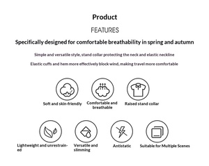 Veste promotionnelle personnalisée pour l'extérieur, légère, respirante, coupe-vent, col rond, avec logo imprimé en sérigraphie pour les événements - Product Image 6