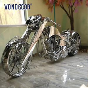 Kỳ quan nóng bán ngoài trời vuông lớn hiện đại xoắn hình học Vòng thép không gỉ điêu khắc - Product Image 2