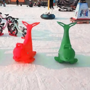 Aides à la patinage sur glace portables pour enfants, modèles Pingouin et Dauphin, pour un divertissement partagé et des activités parent-enfant, avec poussoir d'entraînement - Product Image 6