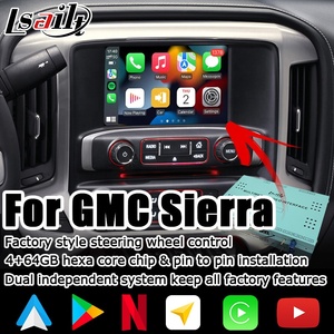 Giao Diện CP AA Android/Không Dây Cho GMC Sierra 2015-2019 Với Hệ Thống Điều Hướng Video Tự Động Android Intellilink Của Lsailt - Product Image 2