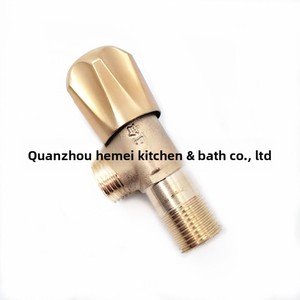 Valvola Angolare in Ottone a Chiusura Rapida per Bagno, Cucina, Scaldabagno, WC, Colore Naturale, Modello SLT15003 - Product Image 5