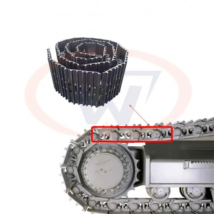 Excavator Track Shoe Assembly Track Group Track Chain With Shoe