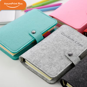 Cuaderno Ecológico Personalizado Reciclable y Recargable <span class=keywords><strong>de</strong></span> Fieltro A5 A6 A7 con Hojas Sueltas, 60 Hojas, para Viajes <span class=keywords><strong>de</strong></span> Negocios, Mindfulness, con Anillas Metálicas <span class=keywords><strong>de</strong></span> 6 Anillos - Product Image 2
