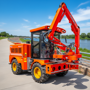 Taille-haie diesel professionnel à longue portée 360 °   Rotation des équipements pour l'arboriculture municipale et le contrôle de la végétation routière - Product Image 2