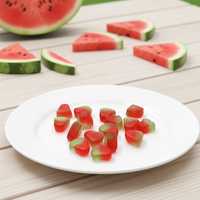 Bonbons pour enfants, bonbons vegan à la pastèque, pectine, bonbons aromatisés aux fruits, bonbons halal, fabrication OEM