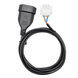 MX to EU 2 Prong Dual Output 2 Ways Socket Extension Cord Double Outlet <b>Power</b> <b>Cable</b> Wire Harness - Product Image 5