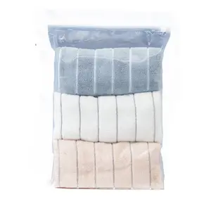 Zipper Bag Transparent PE Zipper Bag High Quality Clothing Clip-chain Bag Underwear Socks Package PVC Bundle Pocket