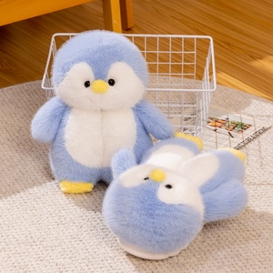 All'ingrosso peluche pinguino pantofole calde morbide pantofole animali di peluche per la <span class=keywords><strong>famiglia</strong></span> dei bambini scarpe da interno - Product Image 2