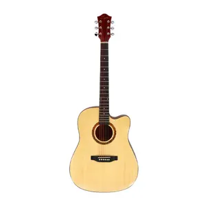 HEBIKUO M4107高品质最便宜的41英寸批发价定制云杉原声吉他