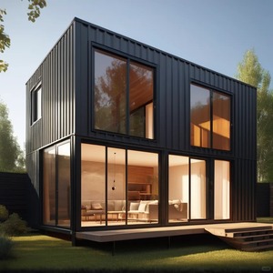 Casa prefabricada modular de doble capa para entrada Lux Style Container Villa con un balcón extendido para Design Container Studio Loft - Product Image 4