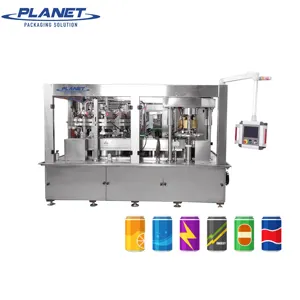 carbonated can drink filling machine juice can juice filling machine bottle and can filling machine