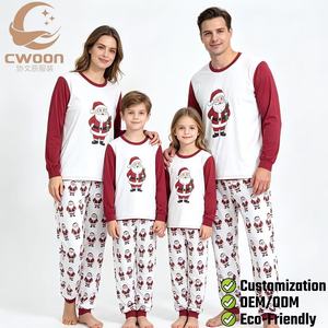 Christmas Pajamas Family Matching Set Silky Santa - Women'<strong>s</strong> Sleepwear &amp; Family Christmas Pajamas for 2026 Holiday - Product Image 1