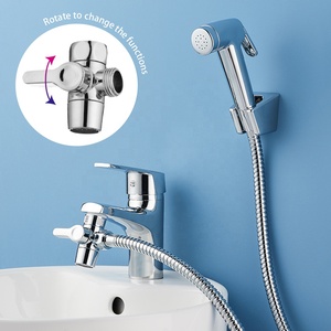 Портативный пластиковый и цинковый распылитель для биде - Product Image 5