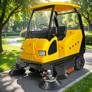 Balayeuse électrique à vapeur 3000W, certifiée CE, pour le nettoyage des rues, des parkings, des entrepôts, des usines, des trottoirs, vente chaude - Product Image 1