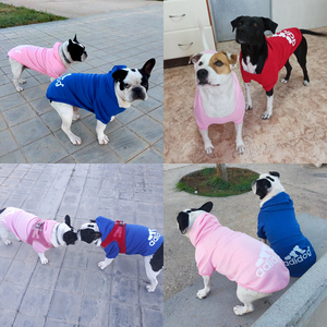 Vêtements d'hiver pour chiens, sweats à capuche en polaire chauds pour chiens, sweat-shirt pour chiens de petite, moyenne et grande taille, veste <span class=keywords><strong>Adidog</strong></span>, costume pour animaux de compagnie - Product Image 4
