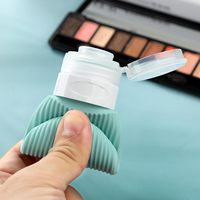Bouteille de toilette de voyage rechargeable de 3oz, ensemble cosmétique de voyage portable, ensemble de bouteilles de voyage en silicone anti-fuite approuvées par la TSA