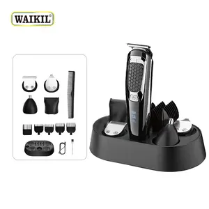 All in One Grooming Kit Professional Hair Clippers 4 Style Electric Trimmer Wholesale Low Noise IPX6 Waterproof Shaver for Men