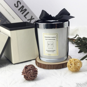 Velas perfumadas de cera de soja de lujo personalizadas al por mayor: aromaterapia moderna, hecha a mano, sin humo | Fragancia de etiqueta privada - Product Image 2