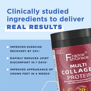 Poudre de protéines de collagène premium avec vitamine 350g, soutient la santé des adultes, complément alimentaire en poudre de protéines de collagène - Product Image 5