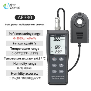Jieyi AE330 Fotosentetik Aktif Radyasyon Akı Yoğunluk Ölçer, Işık PAR, Bitki Büyüme PPFD, Karbon Dioksit Dedektörü - Product Image 3