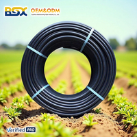 Tuyau d'irrigation PE 8 mm résistant aux UV, noir, en bobine, pour micro-irrigation agricole