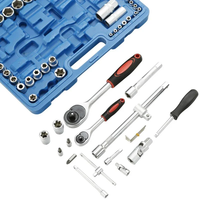 108 pièces multi-fonction prise de voiture clé à cliquet roue Auto mécanicien manuel couple trousse à outils réparation à domicile boîte à outils