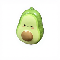 Jouets moelleux en forme d'avocat en PU, jouet anti-stress à récupération lente, gadget de décompression mignon de dessin animé