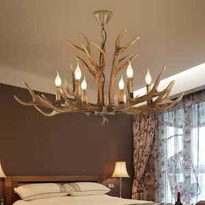 Luminaire suspendu en résine blanche décoratif pour <span class=keywords><strong>restaurant</strong></span>, style loft rétro, lampe <span class=keywords><strong>suspendue</strong></span> industrielle vintage, lustre en forme de bois de cerf en cascade - Product Image 5