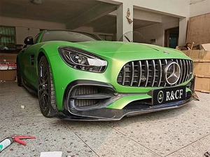 Lame de pare-chocs avant en fibre de carbone véritable style RE pour Mercedes Benz <span class=keywords><strong>AMG</strong></span> GT <span class=keywords><strong>GTS</strong></span> GTC C190 2016-2020 - Product Image 3