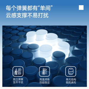Yunmeng Dream <b>Memory</b> <b>Foam</b> Spring Mattress 23cm Medium Firmness Antibacterial Orthopedic For Adult Bedroom - Product Image 2