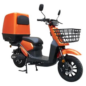 SKD CKD 50-60km/h Speed 50-70km Range Large Storage Box 1100/1300w Cargo Electric Scooter For Food Delivery